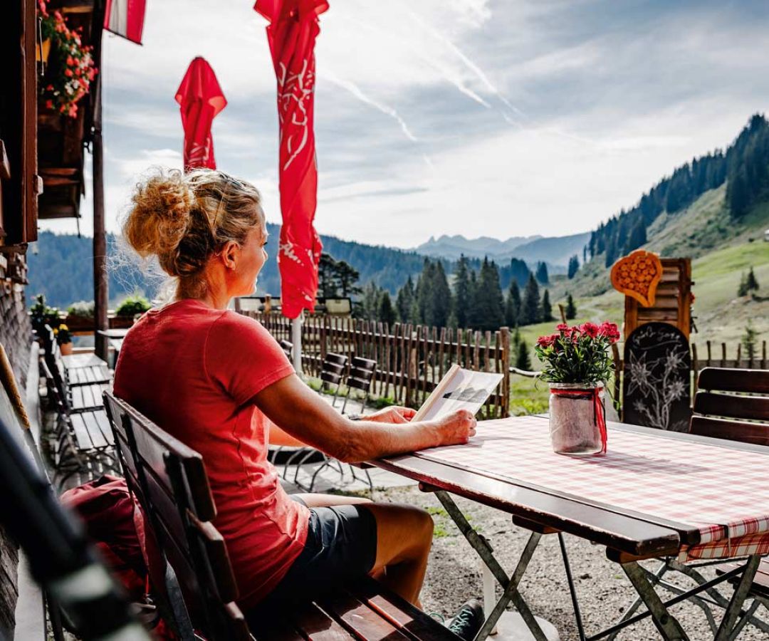 Bewirtschaftete Alpe - Burgl H&uuml;tte